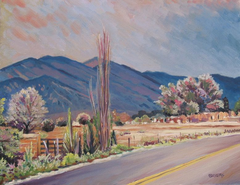 gate and brush along hiway